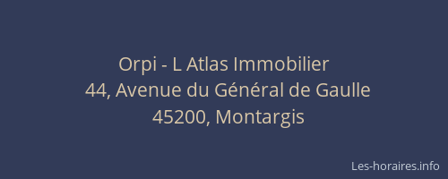 Orpi - L Atlas Immobilier