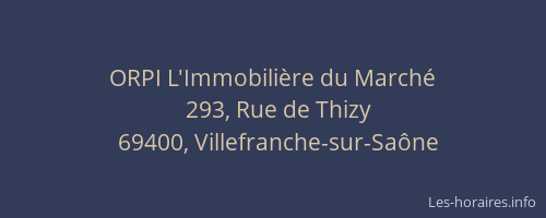 ORPI L'Immobilière du Marché