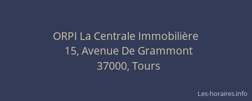 ORPI La Centrale Immobilière