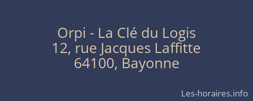 Orpi - La Clé du Logis