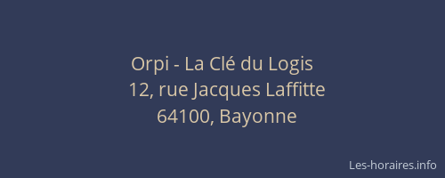 Orpi - La Clé du Logis