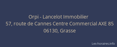 Orpi - Lancelot Immobilier
