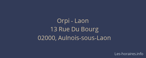 Orpi - Laon