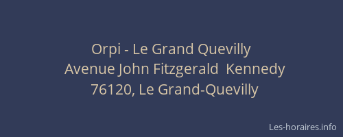 Orpi - Le Grand Quevilly