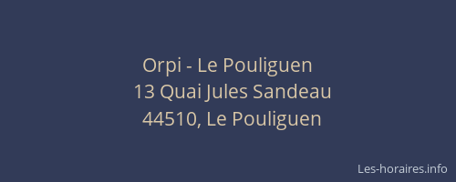 Orpi - Le Pouliguen
