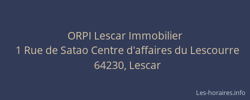 ORPI Lescar Immobilier