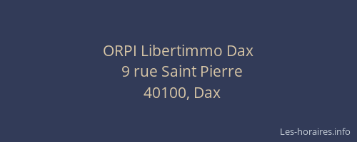 ORPI Libertimmo Dax