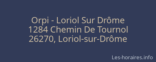 Orpi - Loriol Sur Drôme