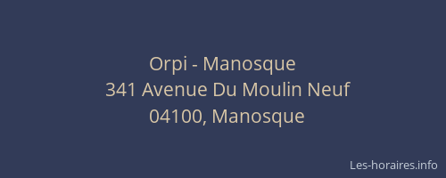 Orpi - Manosque