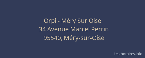 Orpi - Méry Sur Oise