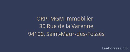 ORPI MGM Immobilier