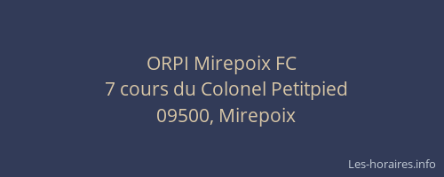 ORPI Mirepoix FC