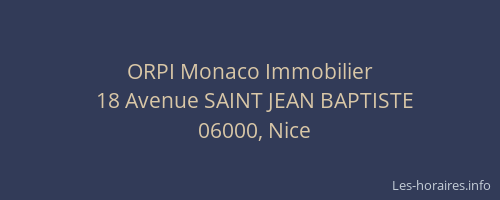 ORPI Monaco Immobilier