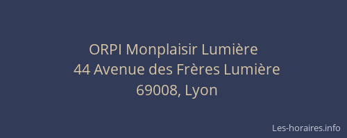 ORPI Monplaisir Lumière
