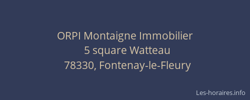 ORPI Montaigne Immobilier