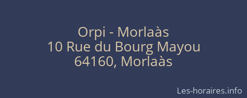 Orpi - Morlaàs