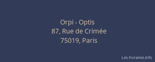 Orpi - Optis