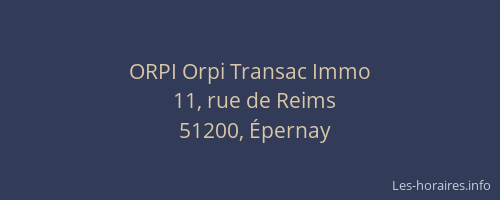 ORPI Orpi Transac Immo