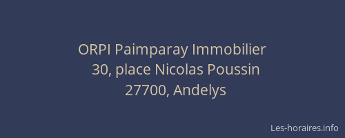 ORPI Paimparay Immobilier