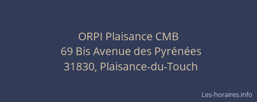 ORPI Plaisance CMB