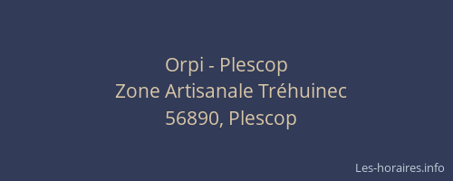 Orpi - Plescop