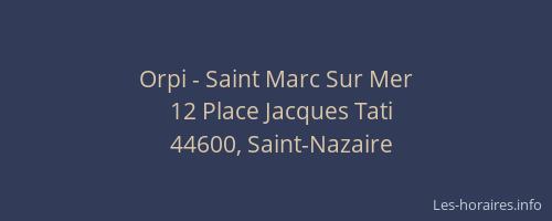 Orpi - Saint Marc Sur Mer