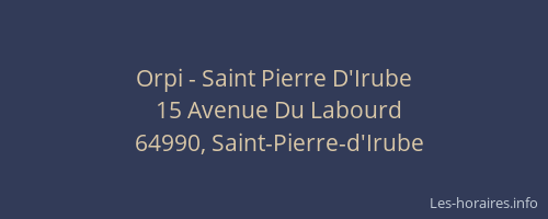 Orpi - Saint Pierre D'Irube