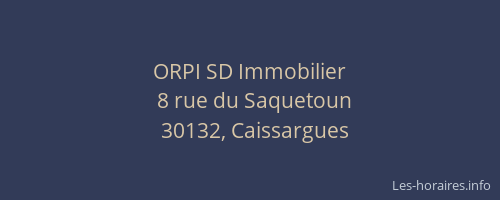 ORPI SD Immobilier