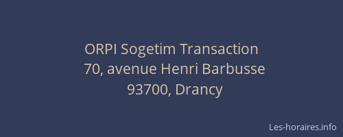 ORPI Sogetim Transaction