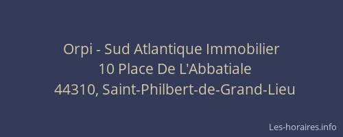Orpi - Sud Atlantique Immobilier