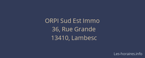 ORPI Sud Est Immo