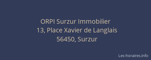 ORPI Surzur Immobilier