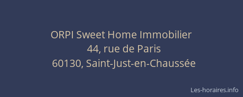 ORPI Sweet Home Immobilier