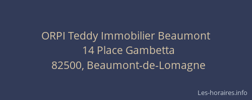 ORPI Teddy Immobilier Beaumont