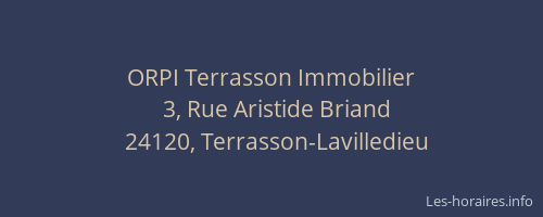 ORPI Terrasson Immobilier