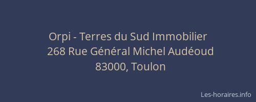 Orpi - Terres du Sud Immobilier