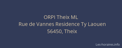 ORPI Theix ML