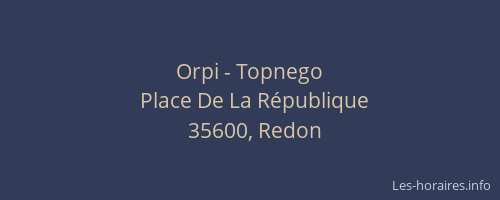 Orpi - Topnego
