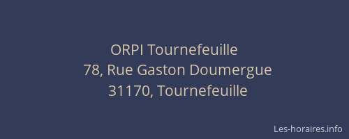 ORPI Tournefeuille