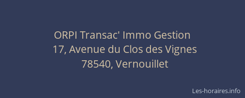 ORPI Transac' Immo Gestion