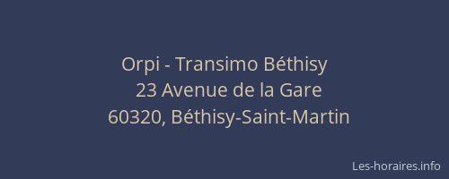 Orpi - Transimo B&eacute;thisy