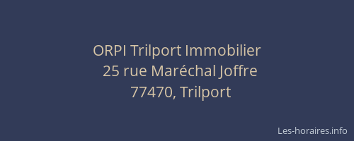 ORPI Trilport Immobilier