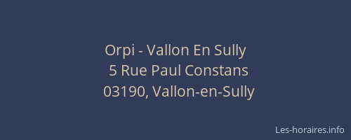 Orpi - Vallon En Sully