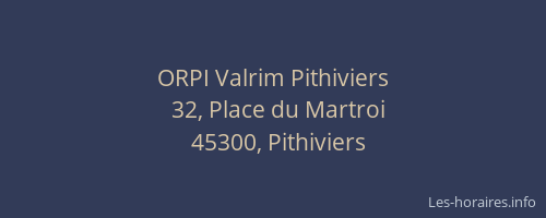 ORPI Valrim Pithiviers