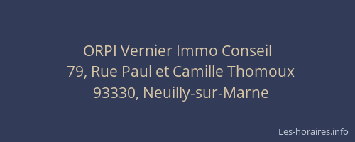 ORPI Vernier Immo Conseil
