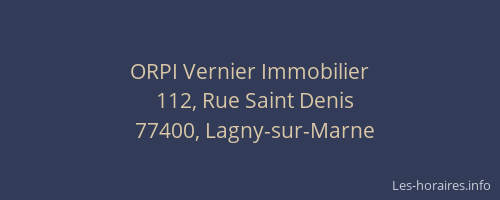 ORPI Vernier Immobilier