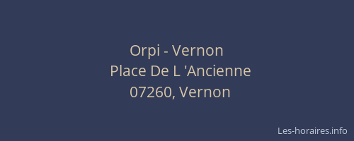 Orpi - Vernon
