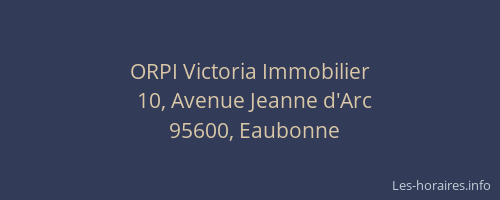 ORPI Victoria Immobilier