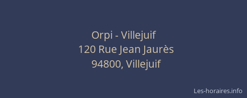Orpi - Villejuif