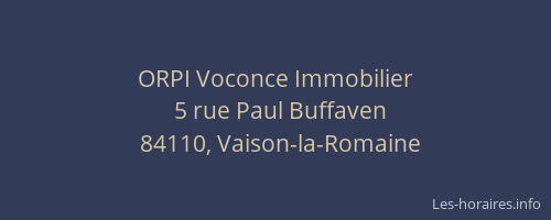 ORPI Voconce Immobilier